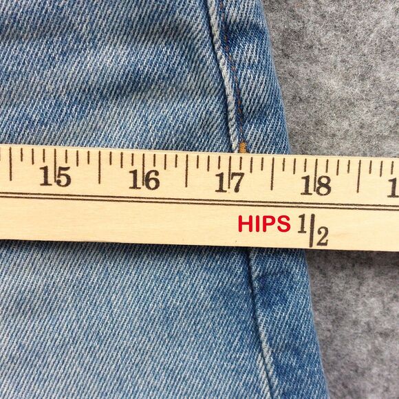 Madewell Denim Shorts Womens 24 Distressed Med Rise Raw Hem Relaxed Fair Trade - Picture 5 of 12